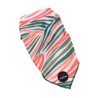 Funk The Dog Bandana | PinkGreen Zebra - Long Paws