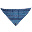 Funk The Dog Christmas Bandana | Blue Traditional Christmas