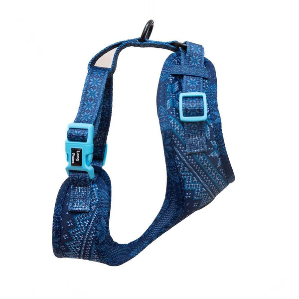 Funk The Dog Christmas Harness | Blue Traditional Christmas