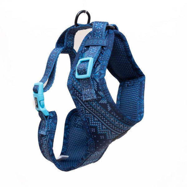 Funk The Dog Christmas Harness | Blue Traditional Christmas