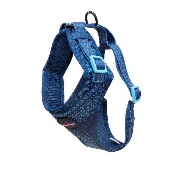 Funk The Dog Christmas Harness | Blue Traditional Christmas