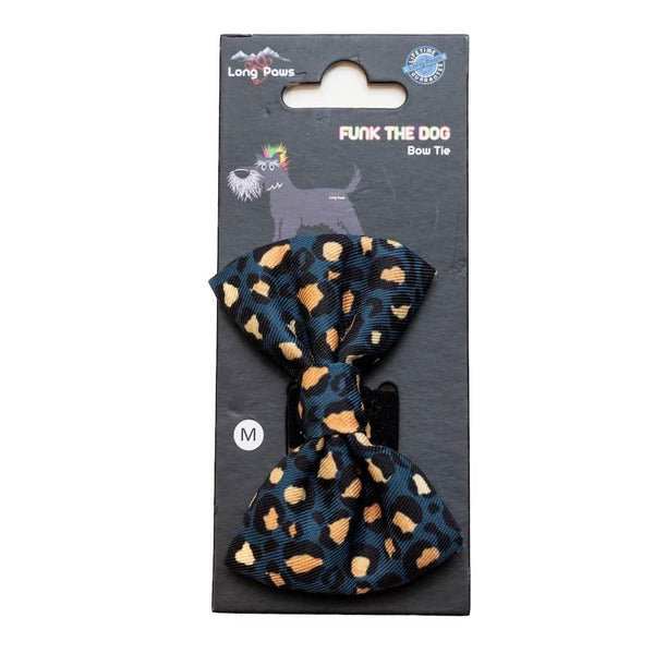 Funk the Dog Bow Tie | Leopard Green & Gold - Long Paws