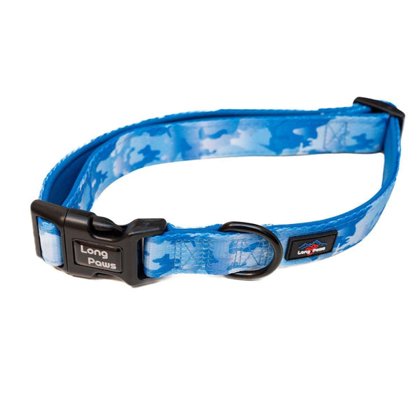 Funk The Dog Collar | Blue Camo - Long Paws