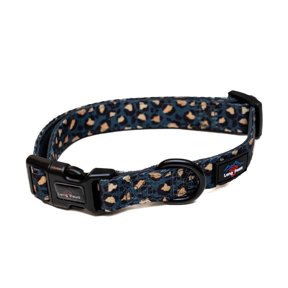 Funk the Dog Collar, Bowtie, & Bandana Set | Leopard Green & Gold