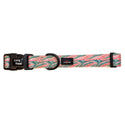 Funk The Dog Collar | PinkGreen Zebra - Long Paws