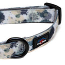 Funk the Dog Collar & Bow Set | Paint Splodge Grey, Green, Yellow & White-5