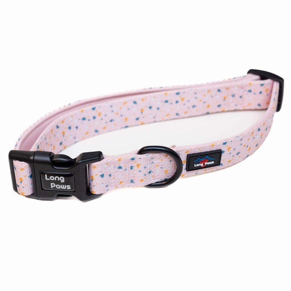 Funk The Dog Collar | Terrazo Pink - Long Paws