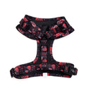Funk The Dog Harness | Day Of The Dead in Red & Pink