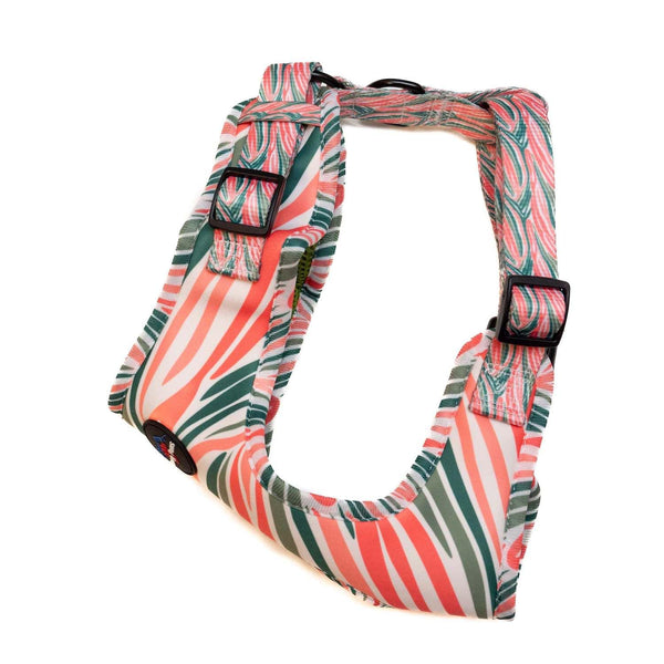 Funk The Dog Harness | PinkGreen Zebra - Long Paws