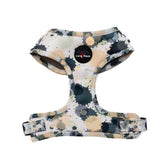 Funk the Dog Harness & Lead Set | Paint Splodge Grey, Green, Yellow & White
