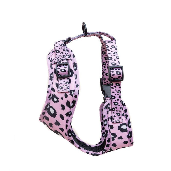 Funk The Dog Harness | Pink Leopard - Long Paws