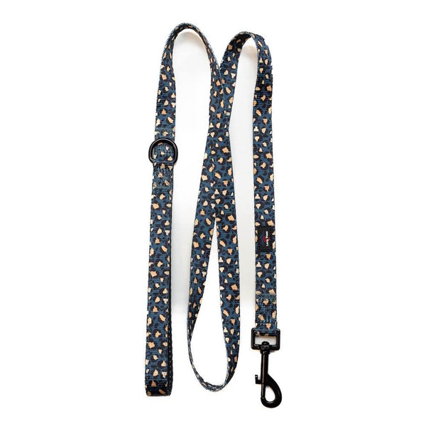 Funk the Dog Lead | Leopard Green & Gold - Long Paws