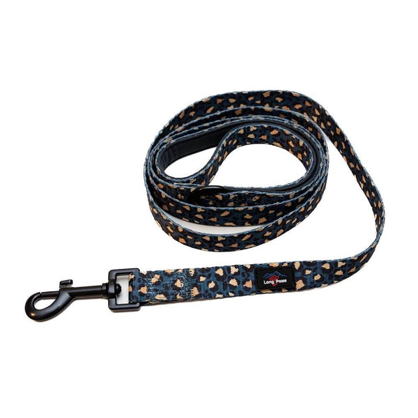 Funk the Dog Lead | Leopard Green & Gold - Long Paws