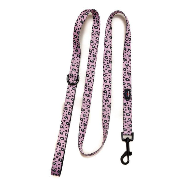 Funk The Dog Lead | Pink Leopard - Long Paws