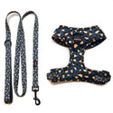 Funk the Dog Harness & Lead Set | Leopard Green & Gold