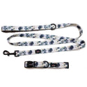 Funk the Dog Collar & Lead Set | Paint Splodge Grey