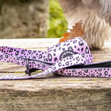 Funk The Dog Poo Bag Pouch | Pink Leopard - Long Paws