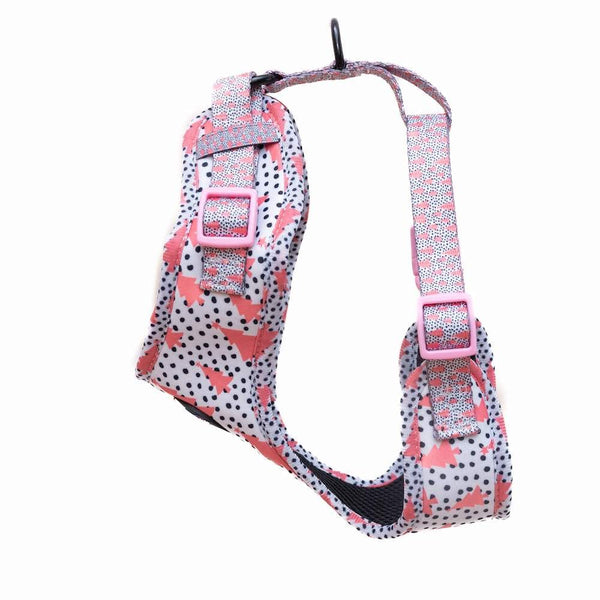 Funk The Dog Christmas Harness | Pink Tree