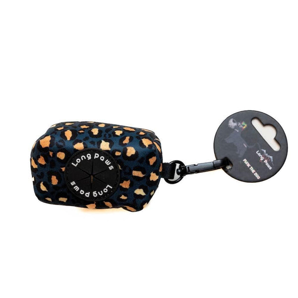 Funk the Dog Poo Bag Pouch | Leopard Green & Gold - Long Paws