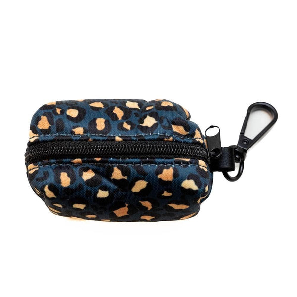 Funk the Dog Poo Bag Pouch | Leopard Green & Gold - Long Paws