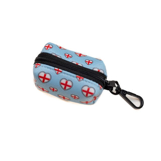 Funk The Dog Poo Bag Dispenser Pouch | Blue St George's Heart