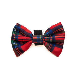 Funk The Dog Tartan Bow | Red Traditional Tartan