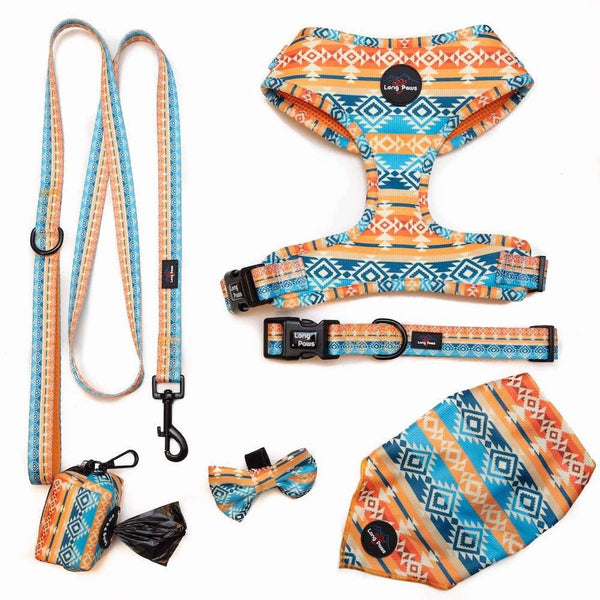 Funk The Dog Bandana | Sunrise Blueorange - Long Paws