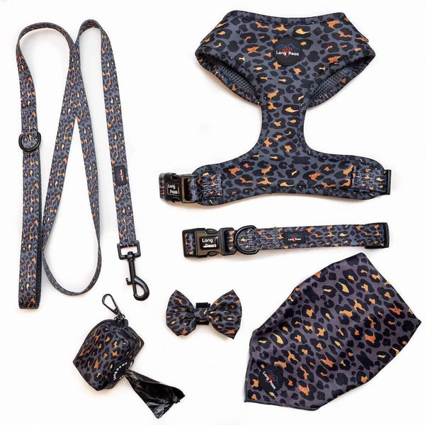 Funk The Dog Bandana | GoldBlack Leopard - Long Paws