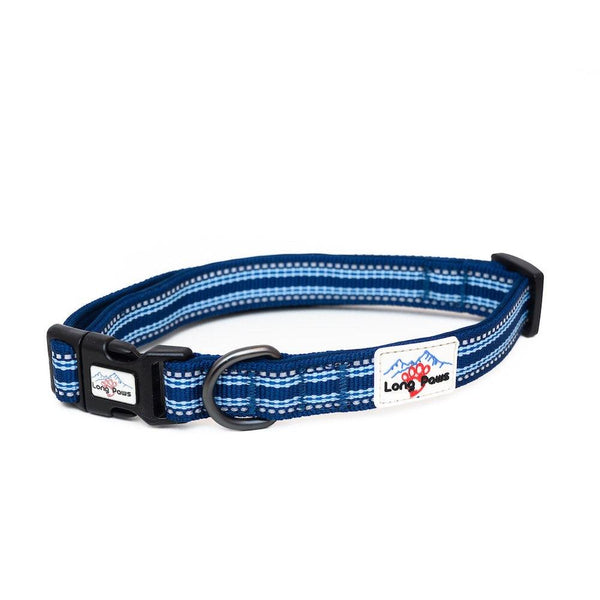 Comfort Dog Collar - Navy Blue - Long Paws