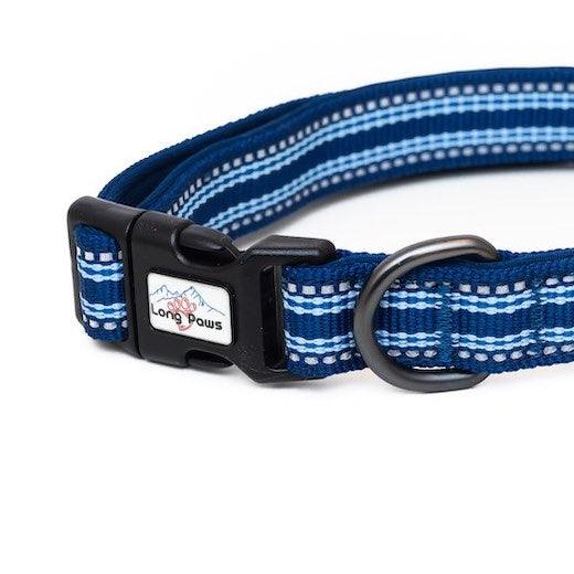 Comfort Dog Collar - Navy Blue - Long Paws