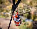 Long Paws Comfort Poo Bag Pouch-Black / Orange - Long Paws