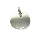 Classic Titanium Dog Tag (22mm) in Various Colours | Round - Long Paws