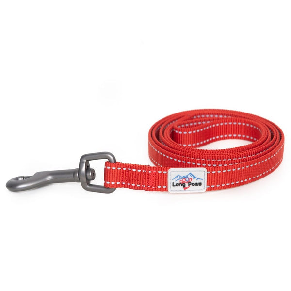 Reflective Dog Leash - Red