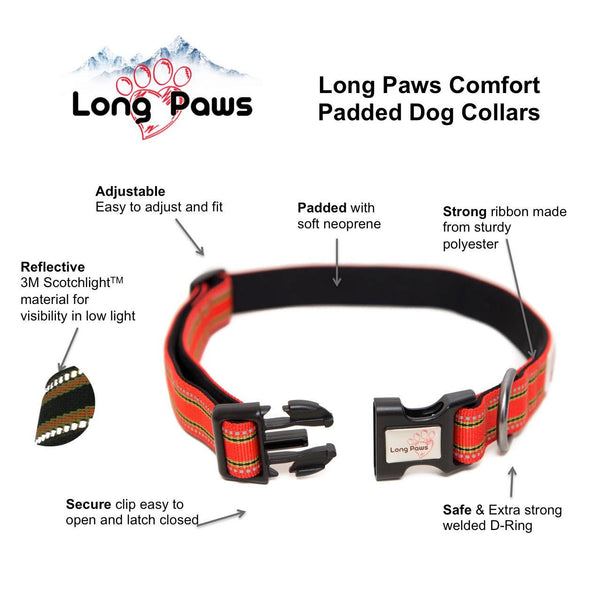 Comfort Dog Collar - Black - Long Paws