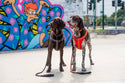 Red Dog Lead | Soft Padded Neoprene Handle With Locking Clip For Outdoor Activities | Short Dog Leash Length 75cm / 30in