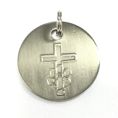 Cross Dog Tag (30mm)