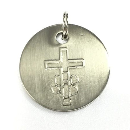 Cross Dog Tag (30mm)