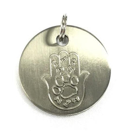 Hamsa Dog Tag (30mm) - Long Paws