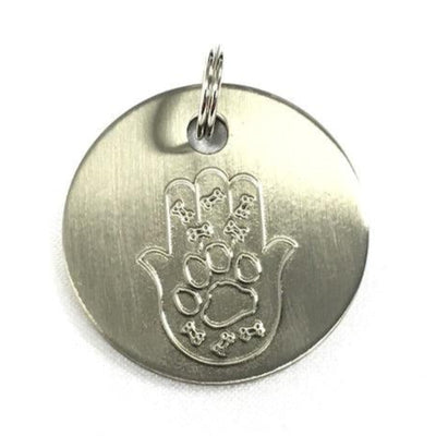 Hamsa Dog Tag (30mm) - Long Paws