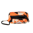 Long Paws Comfort Poo Bag Pouch-Black / Orange - Long Paws