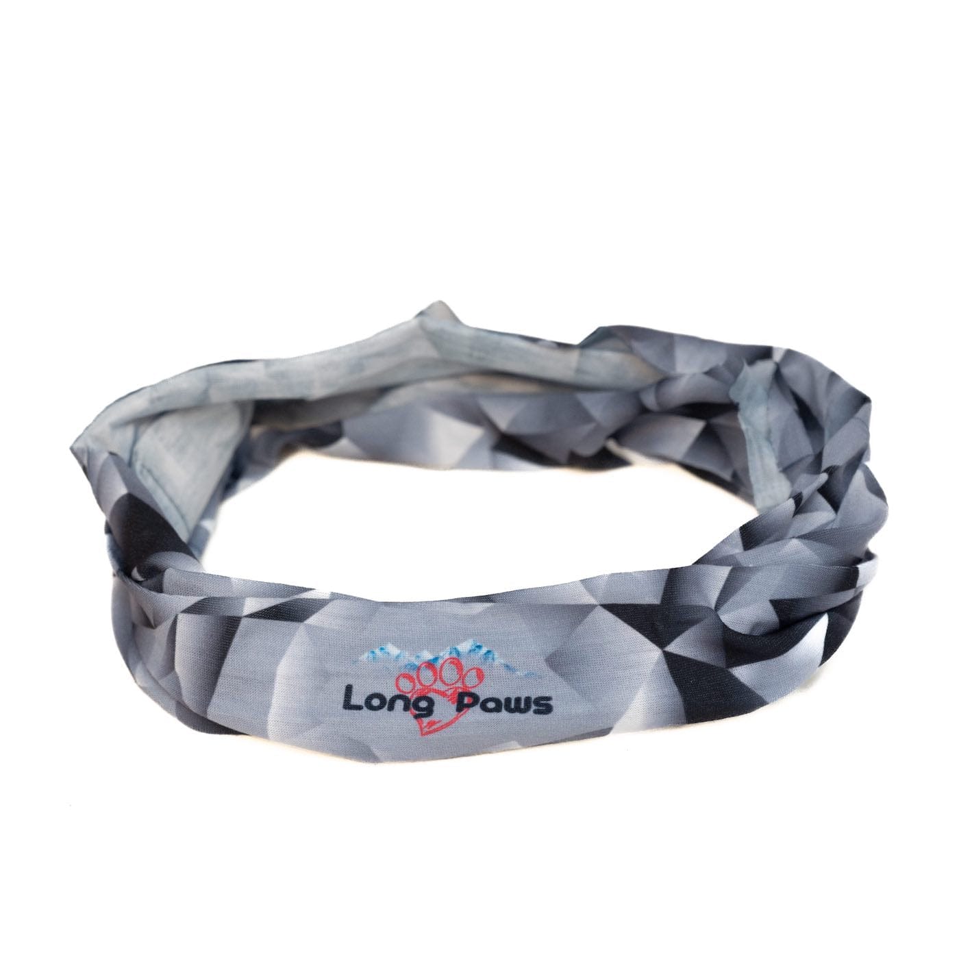 PupStretch Geo Dog Bandanas - Charcoal Grey Geo | Long Paws