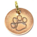 Antique Paws & Bone Dog Tags (22mm) - Long Paws