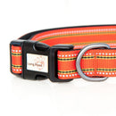 Comfort Dog Collar - Orange / Red - Long Paws