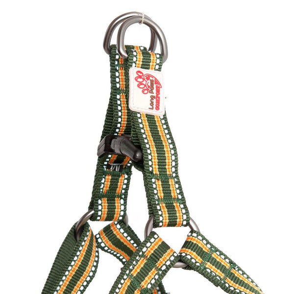 Comfort Step-in Dog Harness - Green - Long Paws