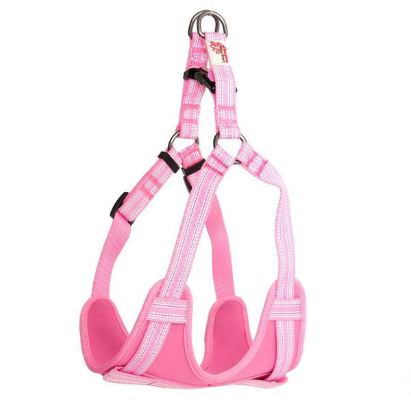 Comfort Step-in Dog Harness - Pink - Long Paws