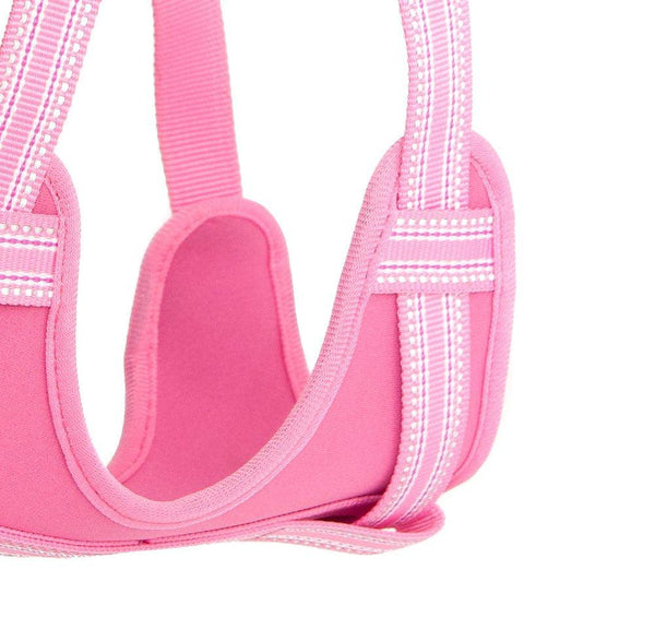 Comfort Step-in Dog Harness - Pink - Long Paws