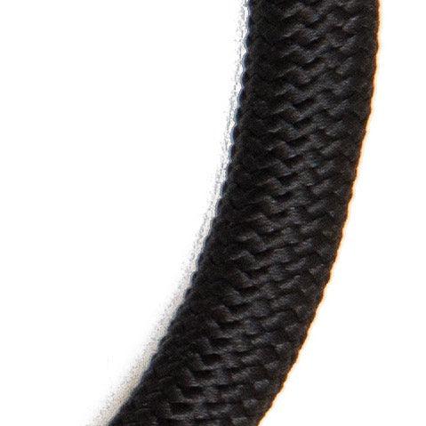 Comfort Rope Lead | SCREW Lock | All Black | 48in / 120cm - Long Paws