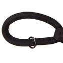 Comfort Rope Lead | SCREW Lock | All Black | 48in / 120cm - Long Paws
