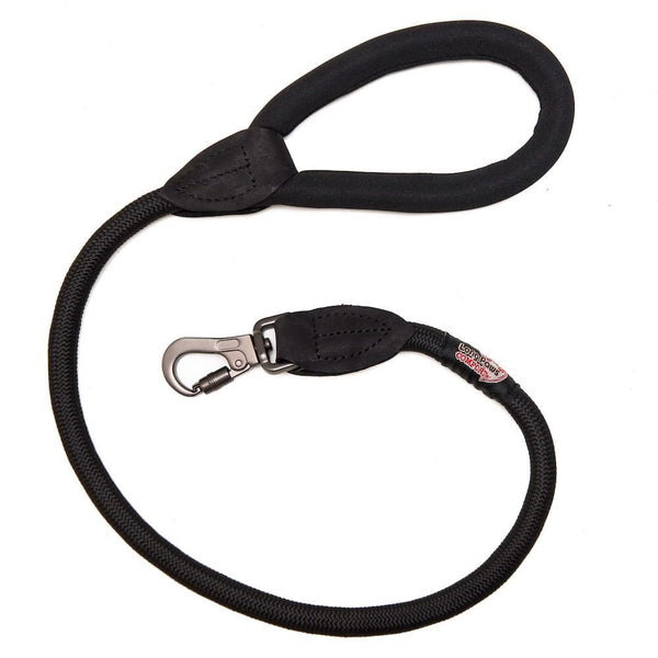 Comfort Rope Lead | SLIDE Lock | All Black | 30in / 75cm