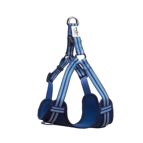 Comfort Step-in Dog Harness - Navy Blue - Long Paws